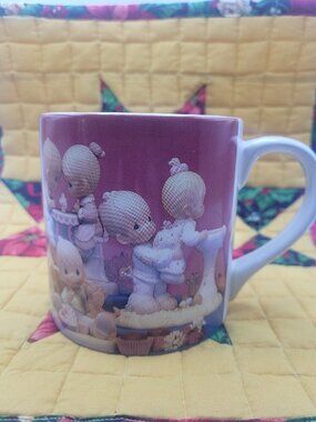 Vintage 1995 Precious Moments Oversize Coffee Soup Cup Mug - Love Fills Life